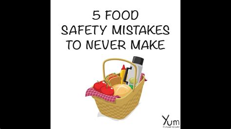 5 Food Safety Mistakes To Never Make Youtube