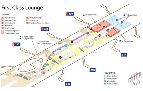 Dubai Airport Terminal 3 Maps Emirates Terminal Map