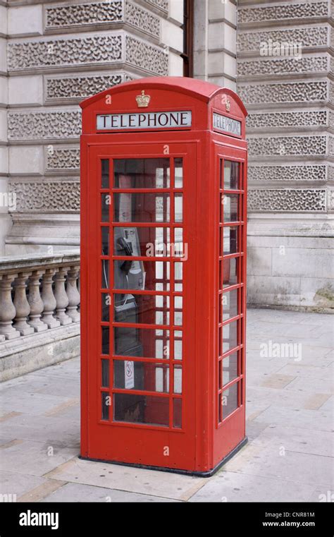 Red Telephone Box In Westminster London Uk Stock Photo Alamy