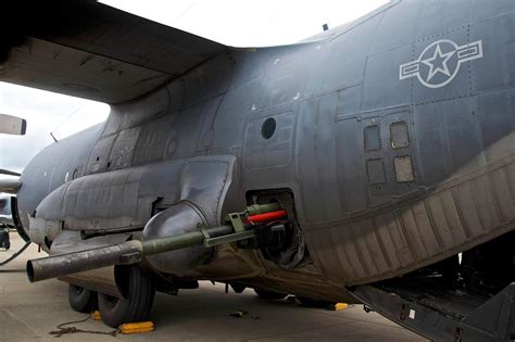 This Is The 105mm Howitzer Cannon On A Lockheed Ac 130 Gunship Its