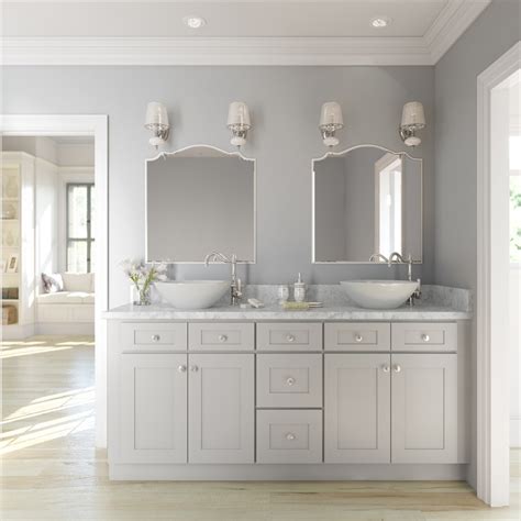 Modern Luxury Bathroom Cabinet Customized Furniture Shaker Style