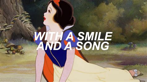 Snow White With A Smile And A Song Lyrics Youtube