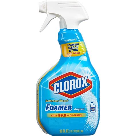 Clorox Bathroom Bleach Foamer Original Spray Bottle 30 Oz — Rafaelos