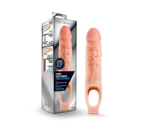 Performance 9 Inches Cock Sheath Penis Extender Beige On Literotica