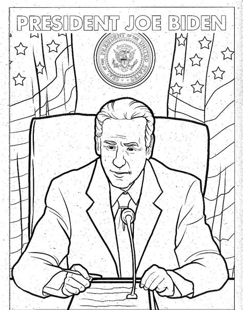 Joe Biden Is Voted President Coloring Pages - Joe Biden Coloring Pages ...
