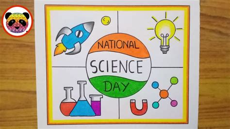 National Science Day Drawing National Science Day Poster National