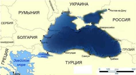 Черное море границы Какие страны омывает Черное море