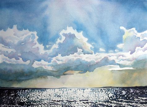 Sky Painting Watercolor At Explore Collection Of