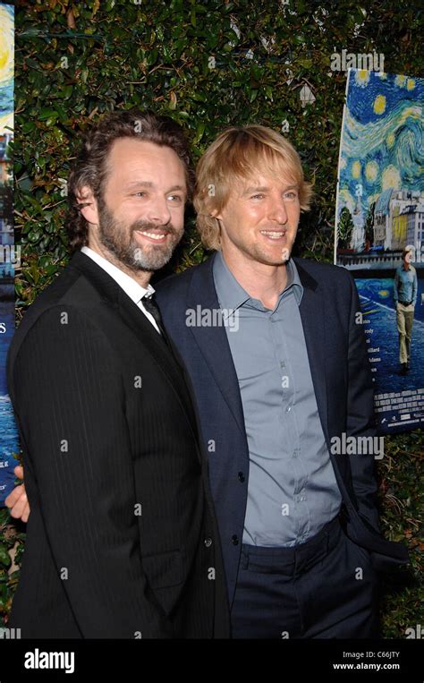 Michael Sheen Owen Wilson At Arrivals For Midnight In Paris Premiere Samuel Goldwyn Theater At