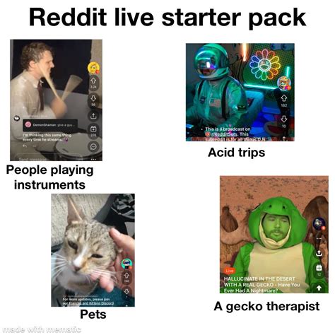 Reddit Live Starter Pack Rstarterpacks