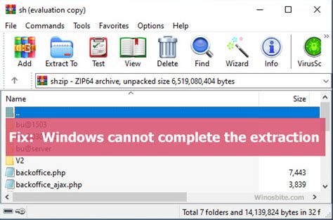 How To Fix Windows Cannot Complete The Extraction