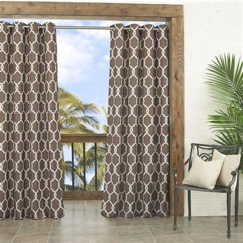 Indoor Outdoor Curtains Displaying Beautiful Details That