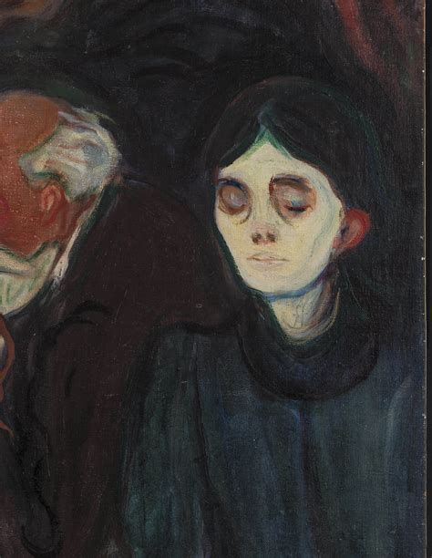 At The Deathbed By Edvard Munch Fine Art Reprint Home Deco Etsy