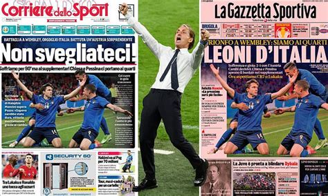 Exklusive livestreams, alle highlights, der spielplan und vieles mehr. Euro 2020: Italian press can't hide delight as Roberto ...