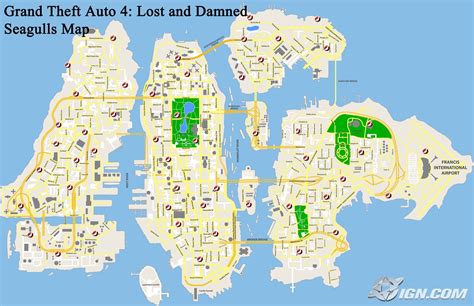Grand Theft Auto Iv The Lost And Damned Seagulls Map Part 3