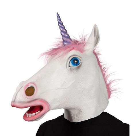 Unicorn Mask Adult Accessory Accessories From A2z Fancy Dress Uk