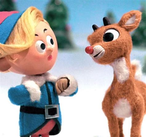 Hermey The Elf And Rudolph The Red Nosed Reindeer From The 1964 Tv