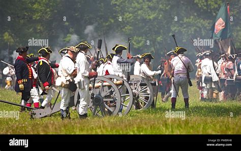 Annual Reenactment Of The Battle Of Monmouth Revolutionary War