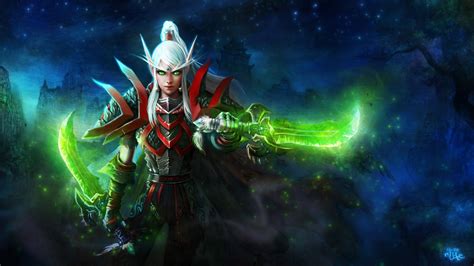 World Of Warcraft Warriors Elves Armor Games Fantasy Girls Warrior