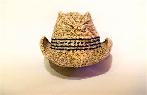 Cowboy Hat Crochet Pattern Pdf Adult Cowboy Hat Crochet Etsy