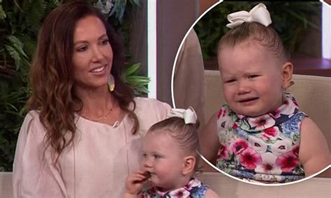 Kyly Clarkes Daughter Kelsey Lee Cries On Tv Daily Mail Online