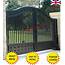 Driveway Gates / Metal Composite Wood Gate/ Wrought Iron Gate 