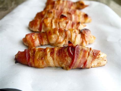 Bacon Wrapped Chicken Tenders Paleo Gf