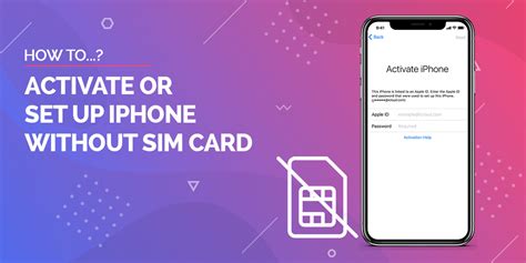 These models won't support an apple sim card that hasn't been activated. How to Activate or Set up iPhone without SIM Card