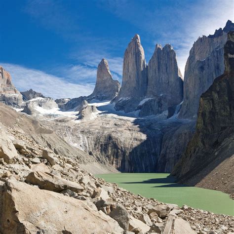 The Three Towers At Torres Del Paine National Park Patagonia Chile