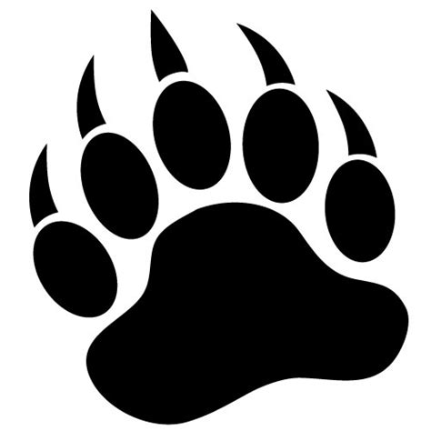 Grizzly Bear Paw Print Clipart Best Clipart Best