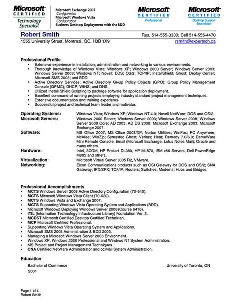System Administrator Resume Sample And Tips With Images System