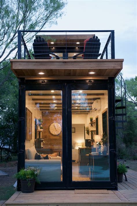 Rent This Chic Shipping Container Tiny House For Under 200 Tiny