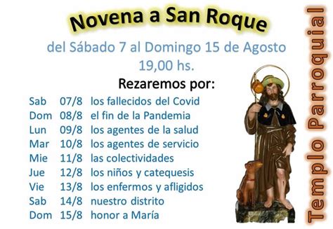 Novena De San Roque Chavesdigital