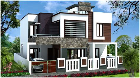 Duplex House Design In Around 200 Square Meters Hauses And Gardens