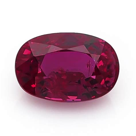 Natural Unheated Ruby Purplish Red Color Oval Shape 101 Carats With