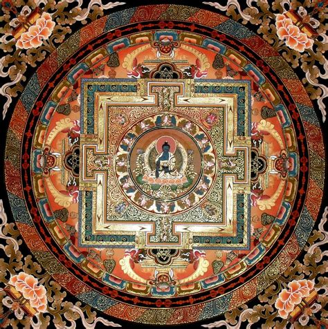 Gardenofthefareast “ Tibet Medicine Buddha Mandala ” Tibetan Mandala