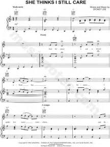 George Jones She Thinks I Still Care Sheet Music In C Major Transposable Download And Print
