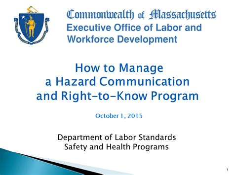 Hazard Communication And Right To Know Webinar YouTube