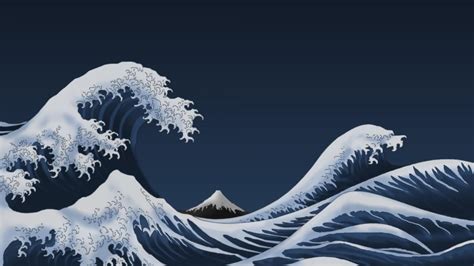 43 Great Wave Off Kanagawa Wallpapers Wallpapersafari
