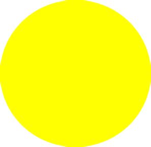 YELLOW ART | Yellow Circle Clip Art | Yellow art, Yellow, School supply ...