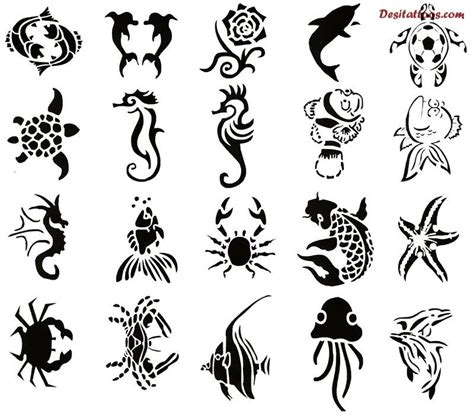 Sea Star Tatoos Complicated Sea Creature Tattoos On Sleeve Airbrush