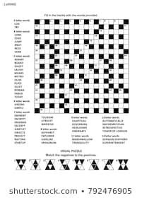 Puzzle Page With Two Puzzles X Criss Cross Kriss Kross Fill In The Blanks Crossword Word