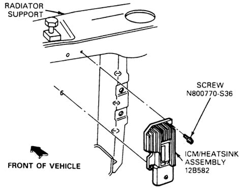Ford Ranger Ignition Control Module Location