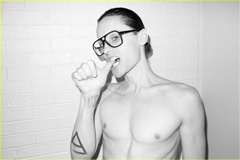 Jared Leto Reveals Weight Loss Shirtless For Terry Richardson Photo