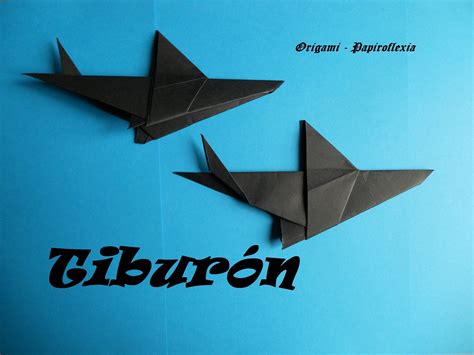Origami Papiroflexia Tiburón Fácil Y Rápido Con Imágenes