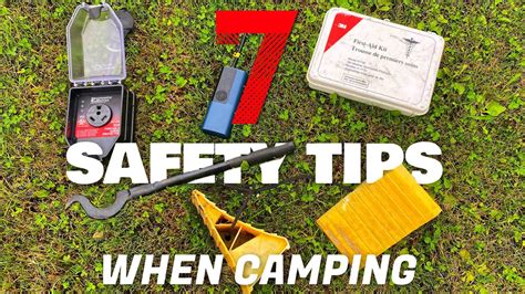 7 Safety Tips When Camping Youtube
