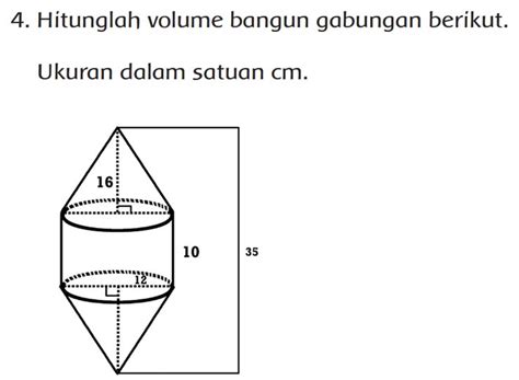 Contoh Soal Volume Bangun Ruang Gabungan - 56+ Koleksi Gambar
