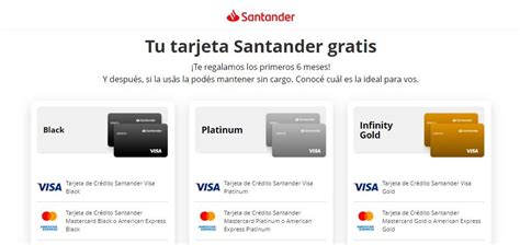 Conocé las tarjetas Santander de crédito FinDoctor