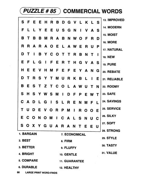 Stuck on a puzzle or. Large Print Puzzles For Seniors | M3U8 - Print Large ...