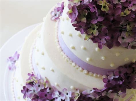 Lilac Wedding Cake — Round Wedding Cakes Wedding Cakes Lilac